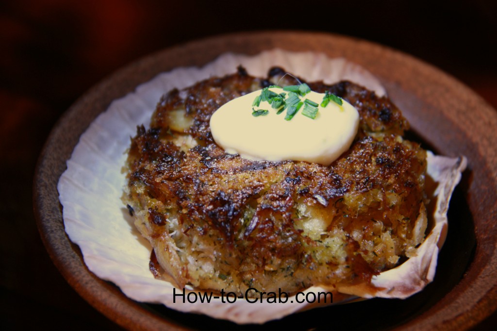 An easy appy using crab cakes