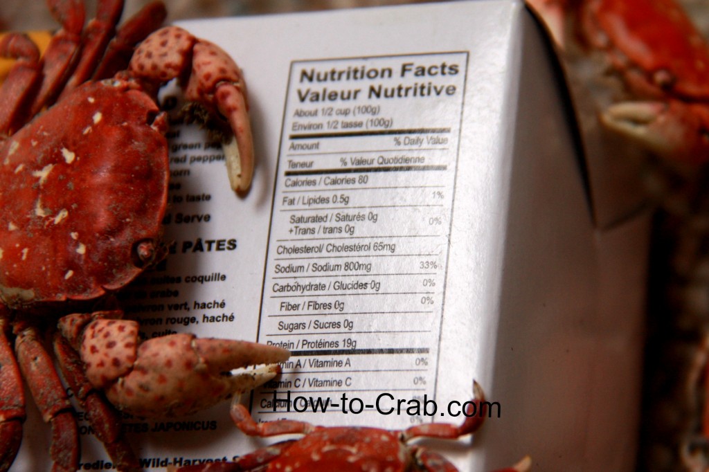 How to count crab calories