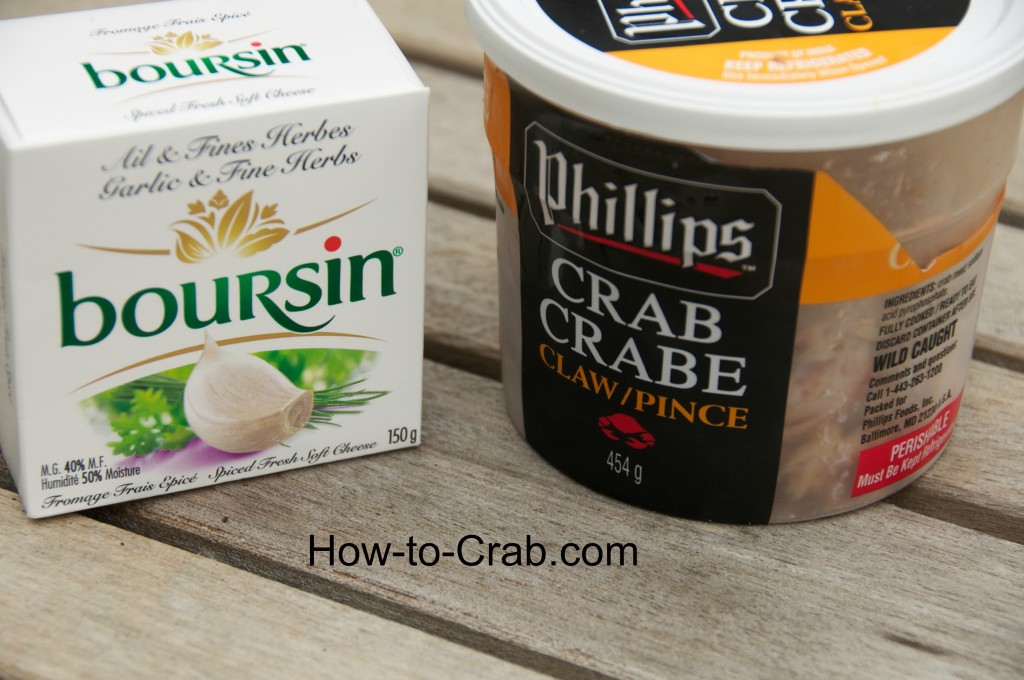 A quick and easy crab dip with two ingredients
